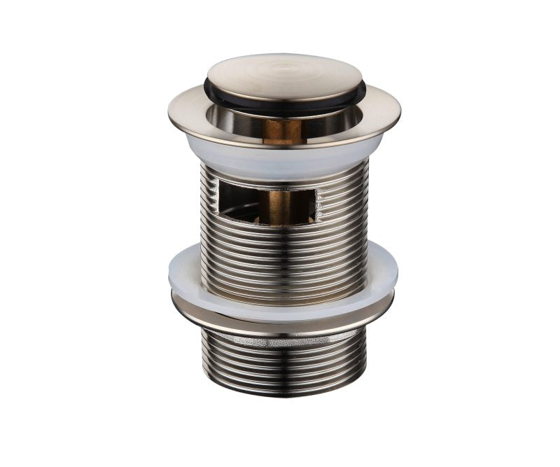 Pop-Up Waste 32mm With Overflow - brushed-nickel