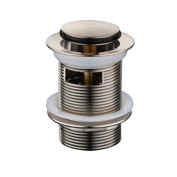 Pop-Up Waste 32mm With Overflow - brushed-nickel