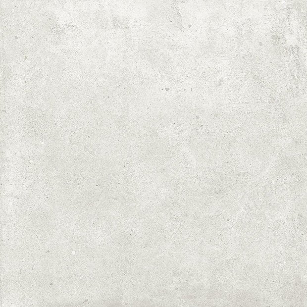 Paradigm White Structured Concrete Look Porcelain Pavers tile