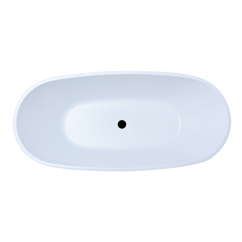 Paris Freestanding Bathtub in Matt White