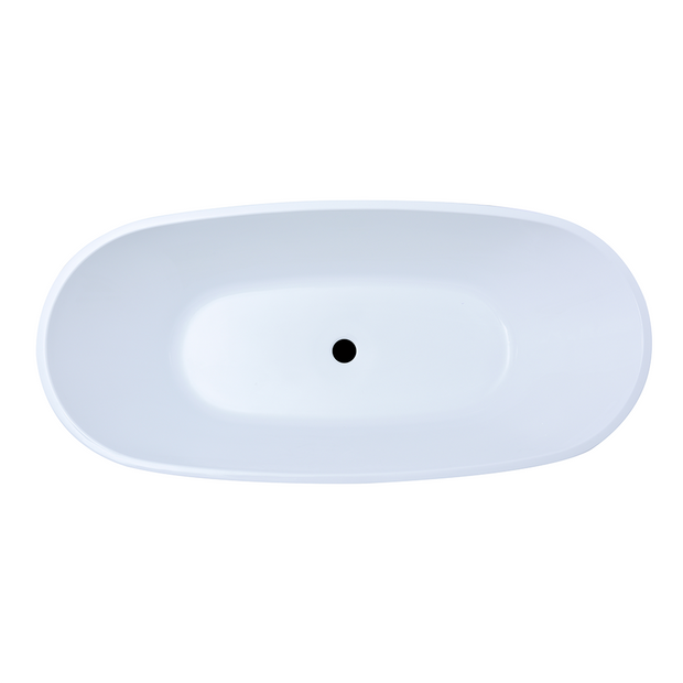 Paris Freestanding Bathtub in Matt White