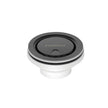 Covered Sink Basket Waste - Matte Black