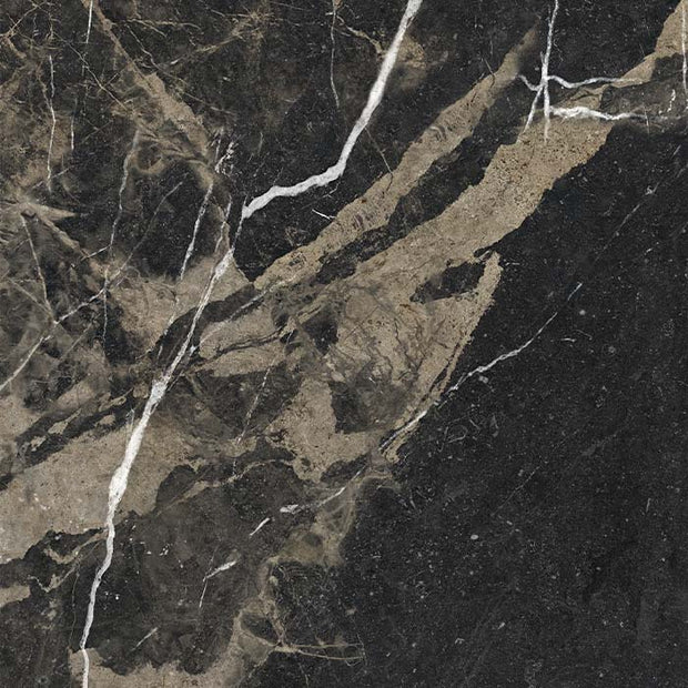 Superb Marble Pierre Black Porcelain Tiles 1200x1200mm tile