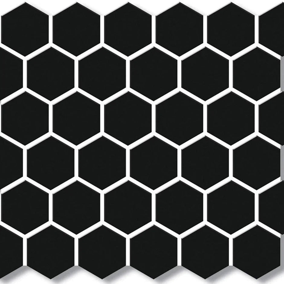 Black Gloss Sheet Size 352x282 Porcelain Mosaic tile