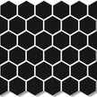 Black Gloss Sheet Size 352x282 Porcelain Mosaic tile