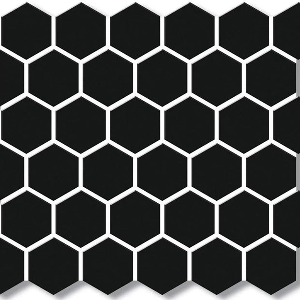 Black Gloss Sheet Size 352x282 Porcelain Mosaic tile