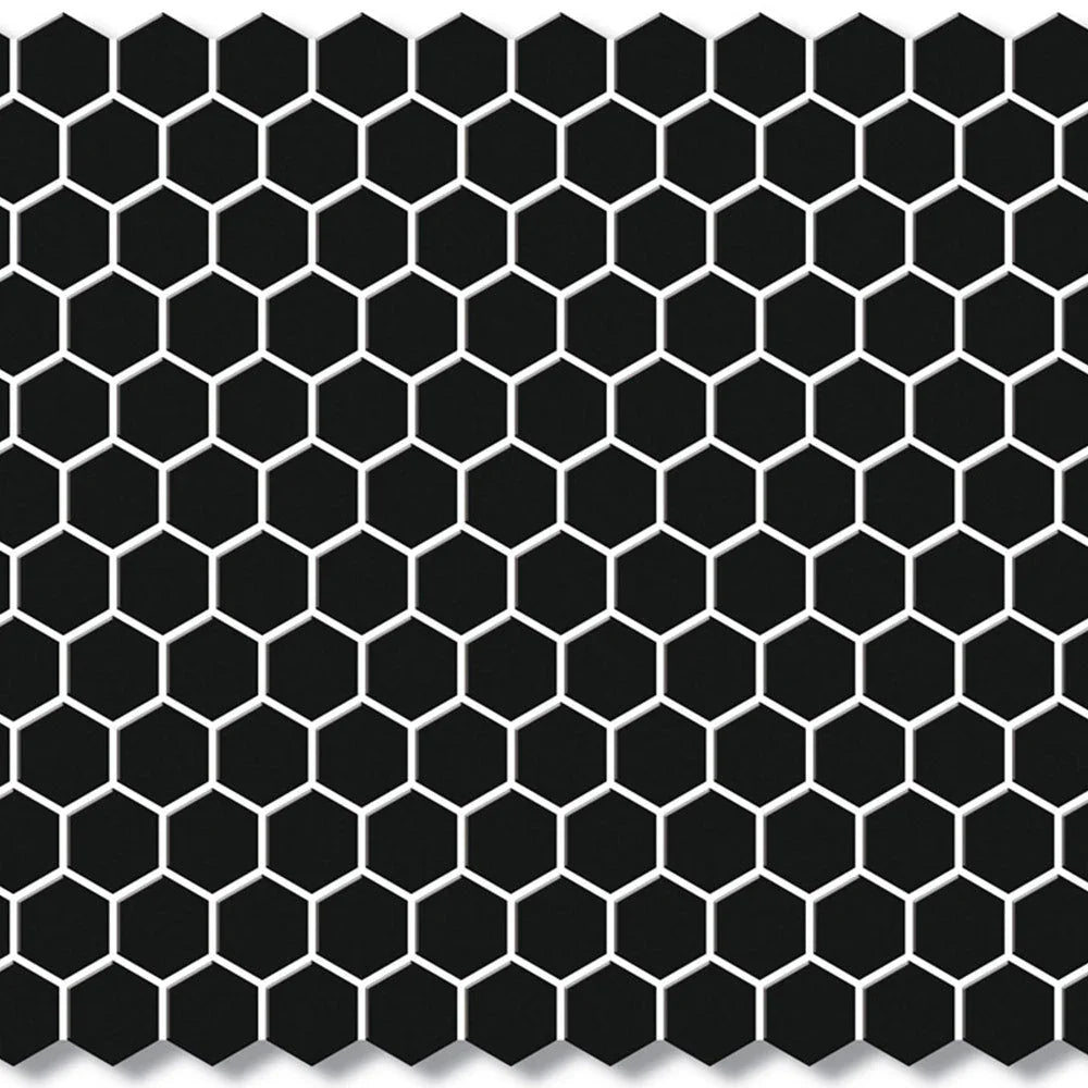 Black Gloss Porcelain Mosaic tile