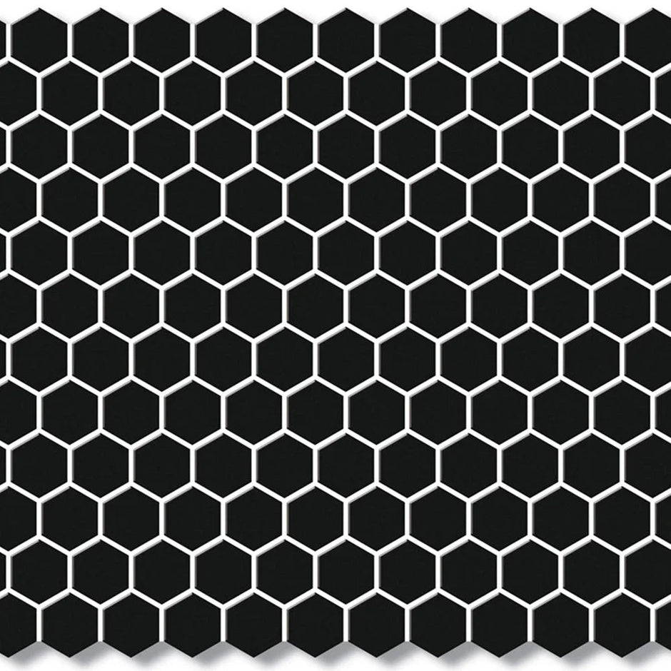 Black Gloss Porcelain Mosaic tile