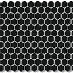 Black Gloss Porcelain Mosaic tile