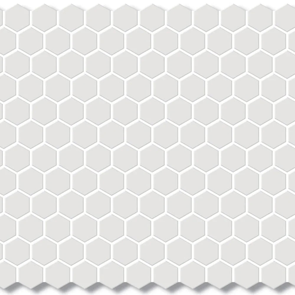 White Gloss Porcelain Mosaic tile