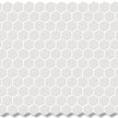 White Gloss Porcelain Mosaic tile
