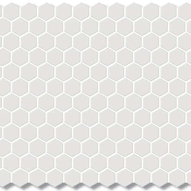 White Gloss Porcelain Mosaic tile