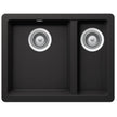 Schock Quadro One and 1/2 Bowl Nero