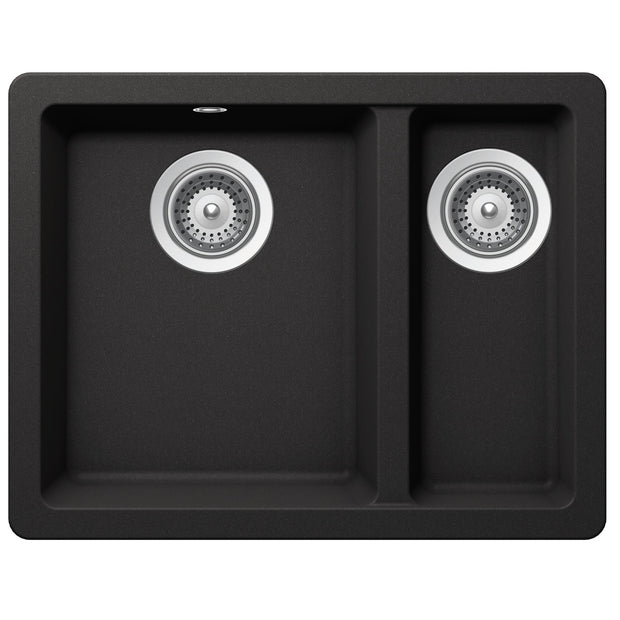 Schock Quadro One and 1/2 Bowl Nero
