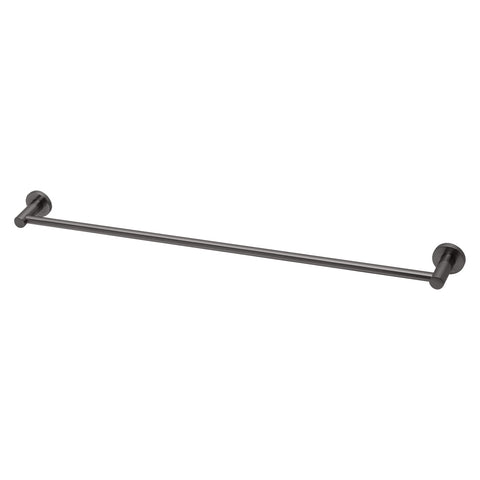 Phoenix Radii Single Towel Rail 800mm Round Plate