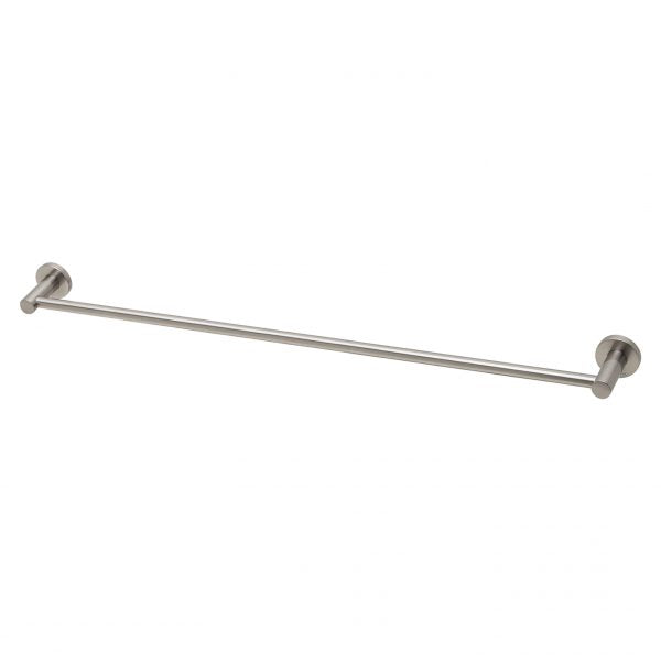 Radii Single Towel Rail 800mm Round Plate