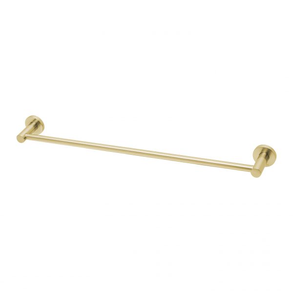 Phoenix Radii Single Towel Rail 600mm Round Plate