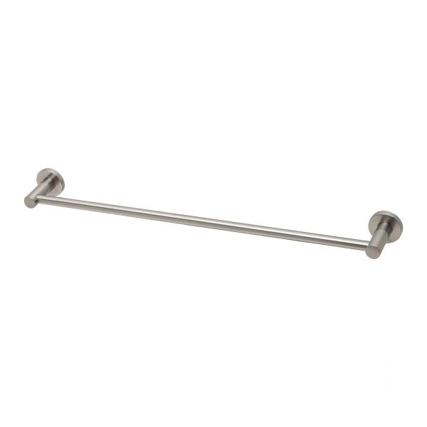 Radii Single Towel Rail 600mm Round Plate