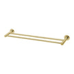 Radii Double Towel Rail 600mm Round Plate
