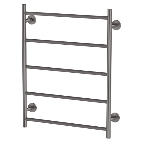 Phoenix Radii Heated Towel Ladder 550 x 740mm Round Plate bathroom accessory