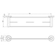 Radii Metal Shelf Round Plate