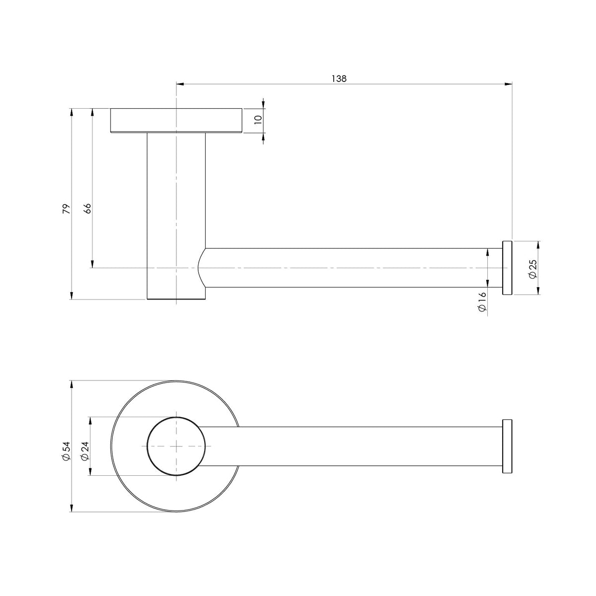 Radii Toilet Roll Holder