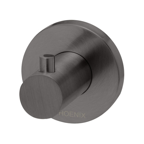 Phoenix Radii Robe Hook Round Plate bathroom accessory