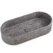 Jada Pill Concrete Above Counter Basin in Lunar Terrazzo