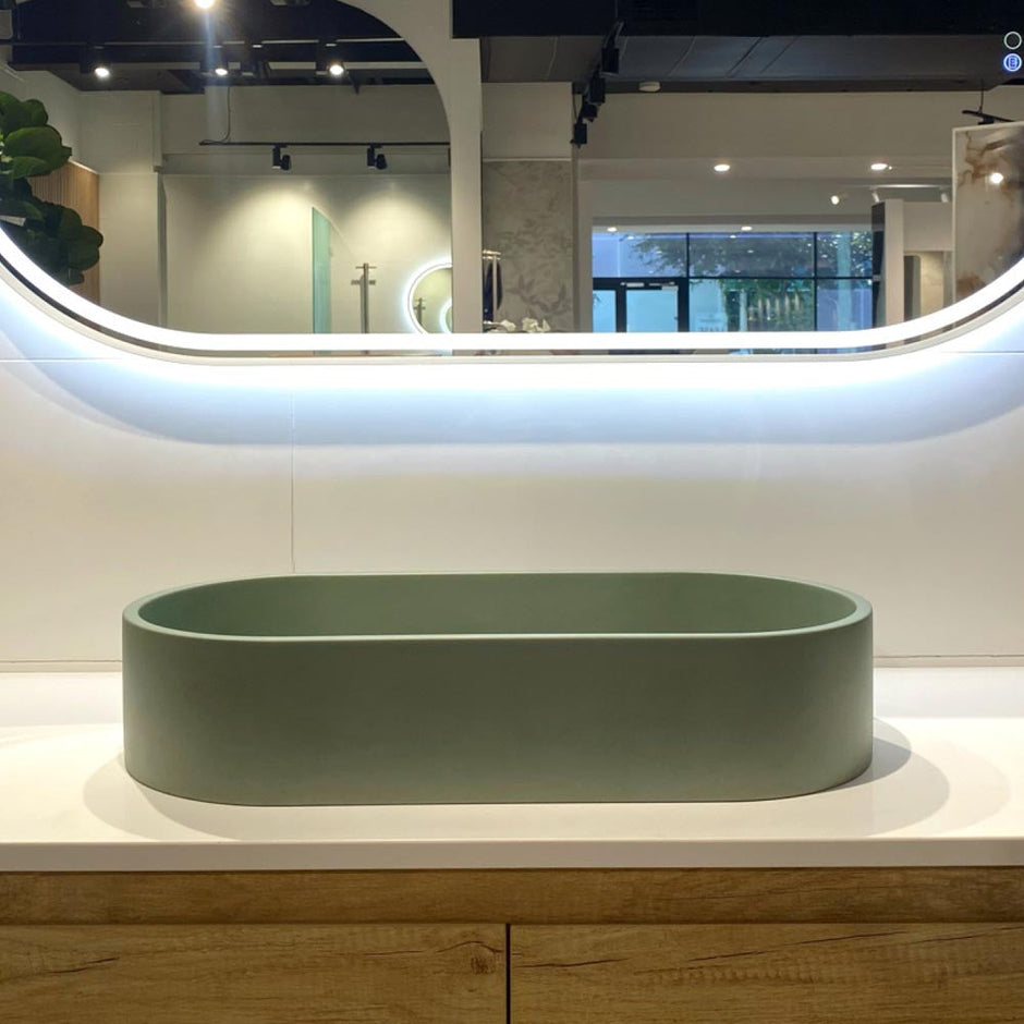 Jada Pill Concrete Above Counter Basin