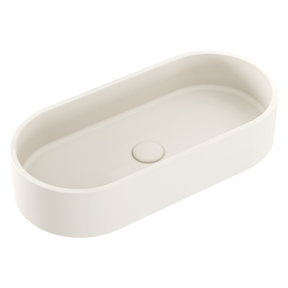 Jada Pill Concrete Above Counter Basin in Warm White