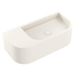 Blanca Concrete Wall Basin in Warm White