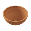 Alba Round Concrete Above Counter Basin in Tuscan