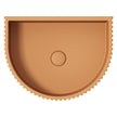 Valentina Fluted Arch Concrete Wall Basin