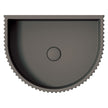 Valentina Fluted Arch Concrete Wall Basin