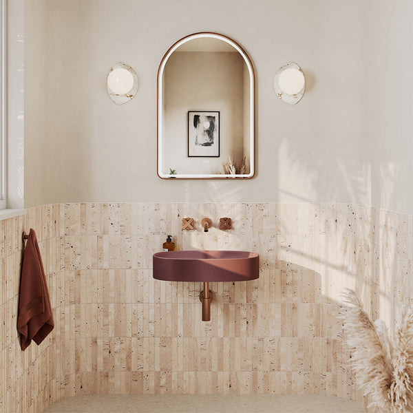 Paloma Pill Concrete Wall Hung Basin