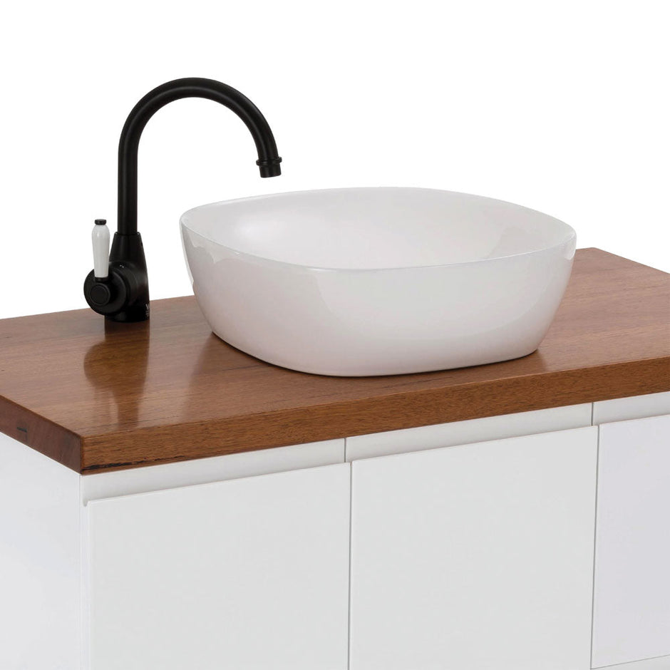 Koko 370 Above Counter Basin, Gloss White