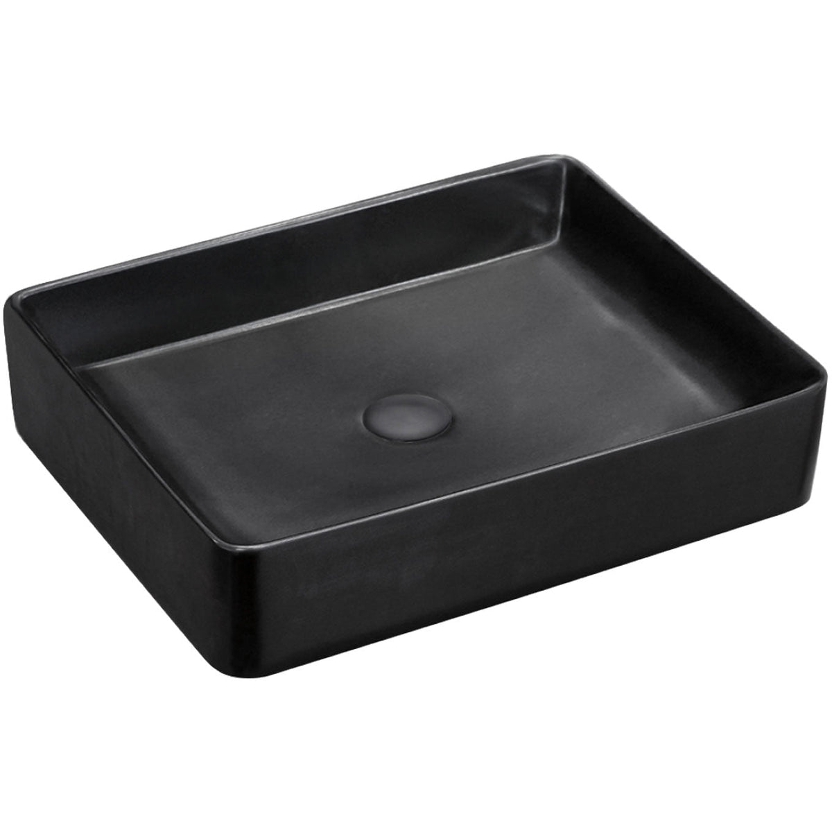 Luciana Above Counter Basin in Matte Black