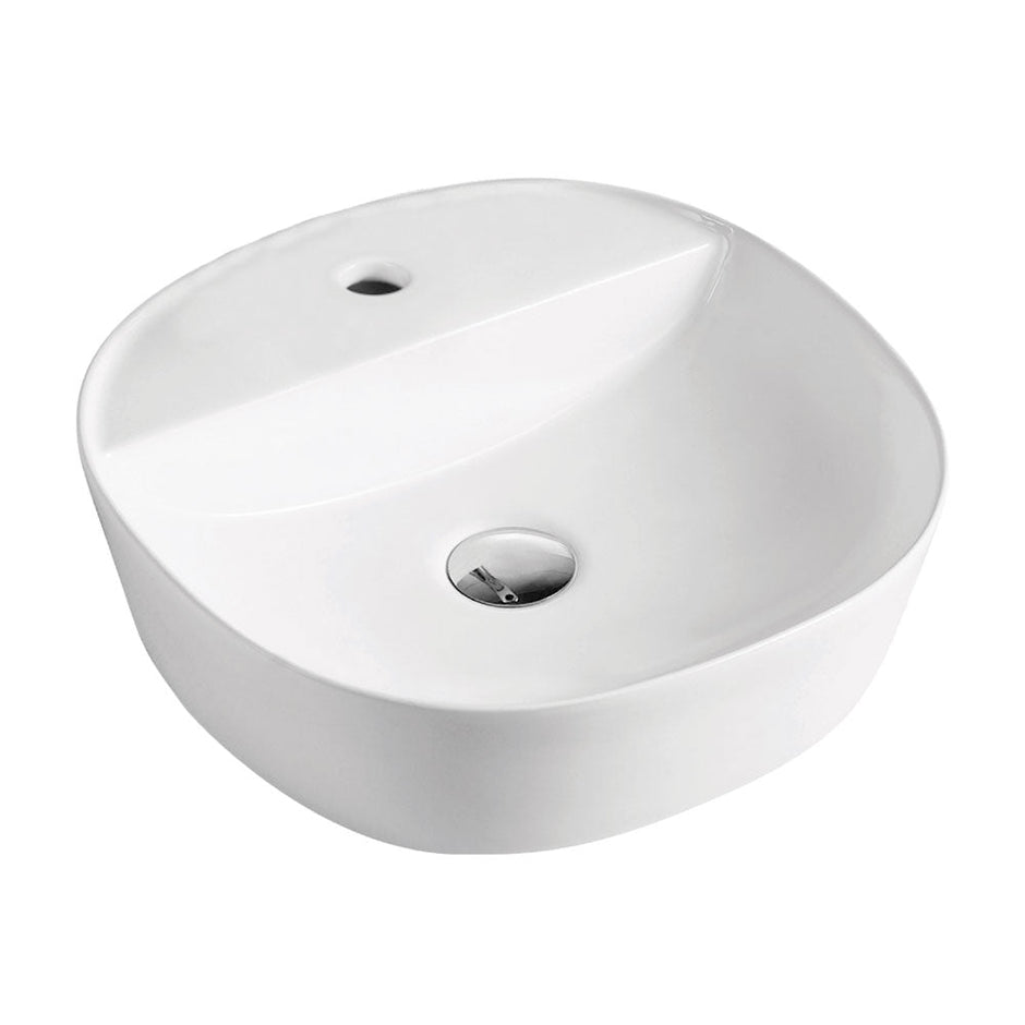 Chica 405 Above Counter Basin, Gloss White in Gloss White