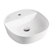 Chica 405 Above Counter Basin, Gloss White in Gloss White