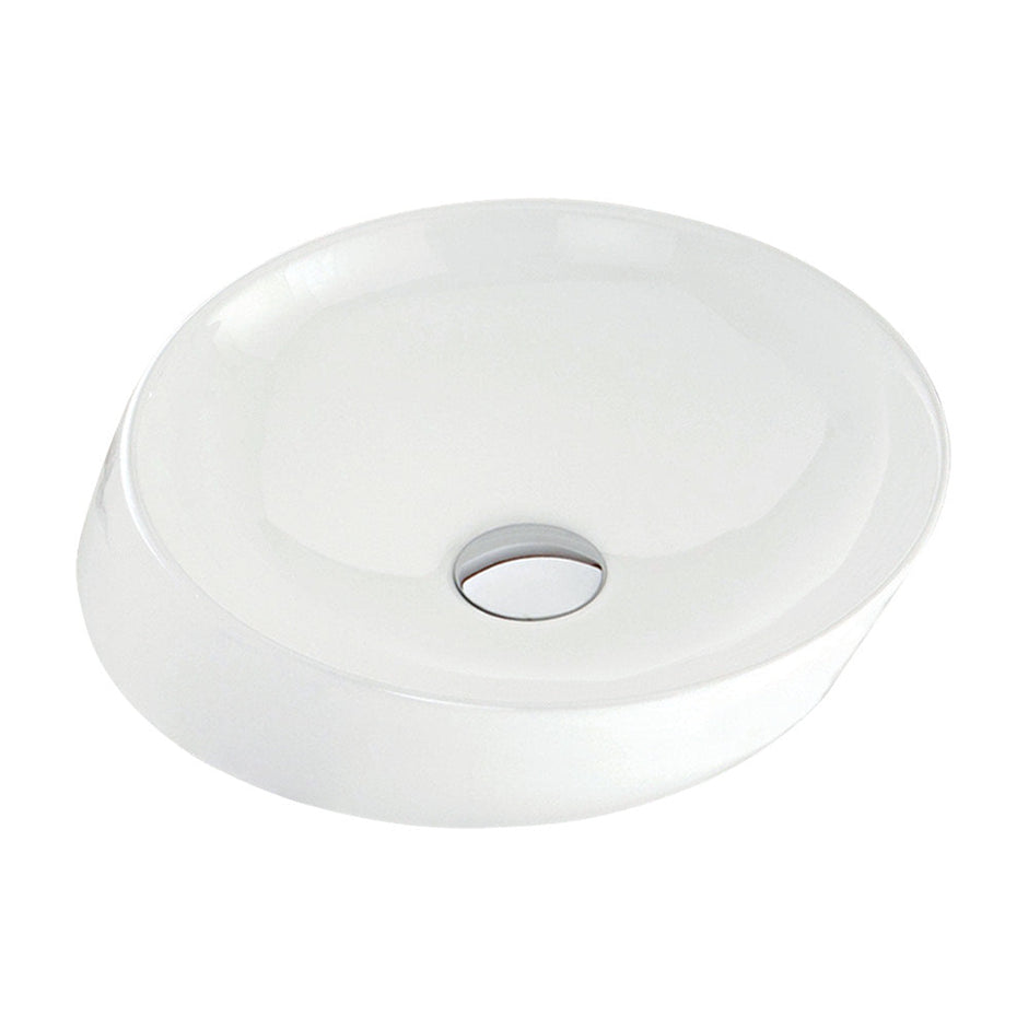 Fienza Alix Above Counter Basin, Gloss White