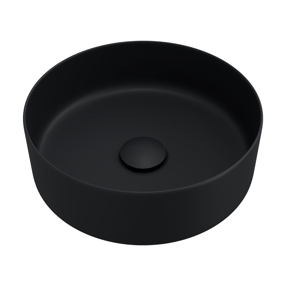 Reba Above Counter Basin in Matte Black