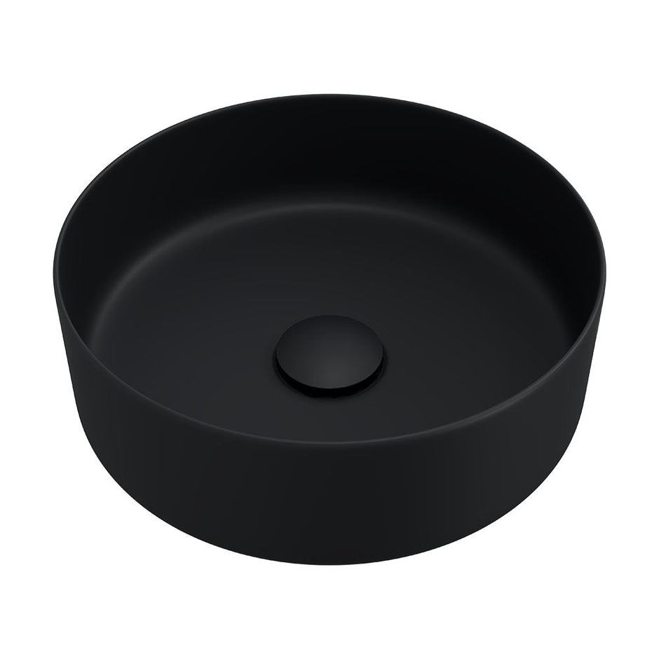 Reba Above Counter Basin in Matte Black