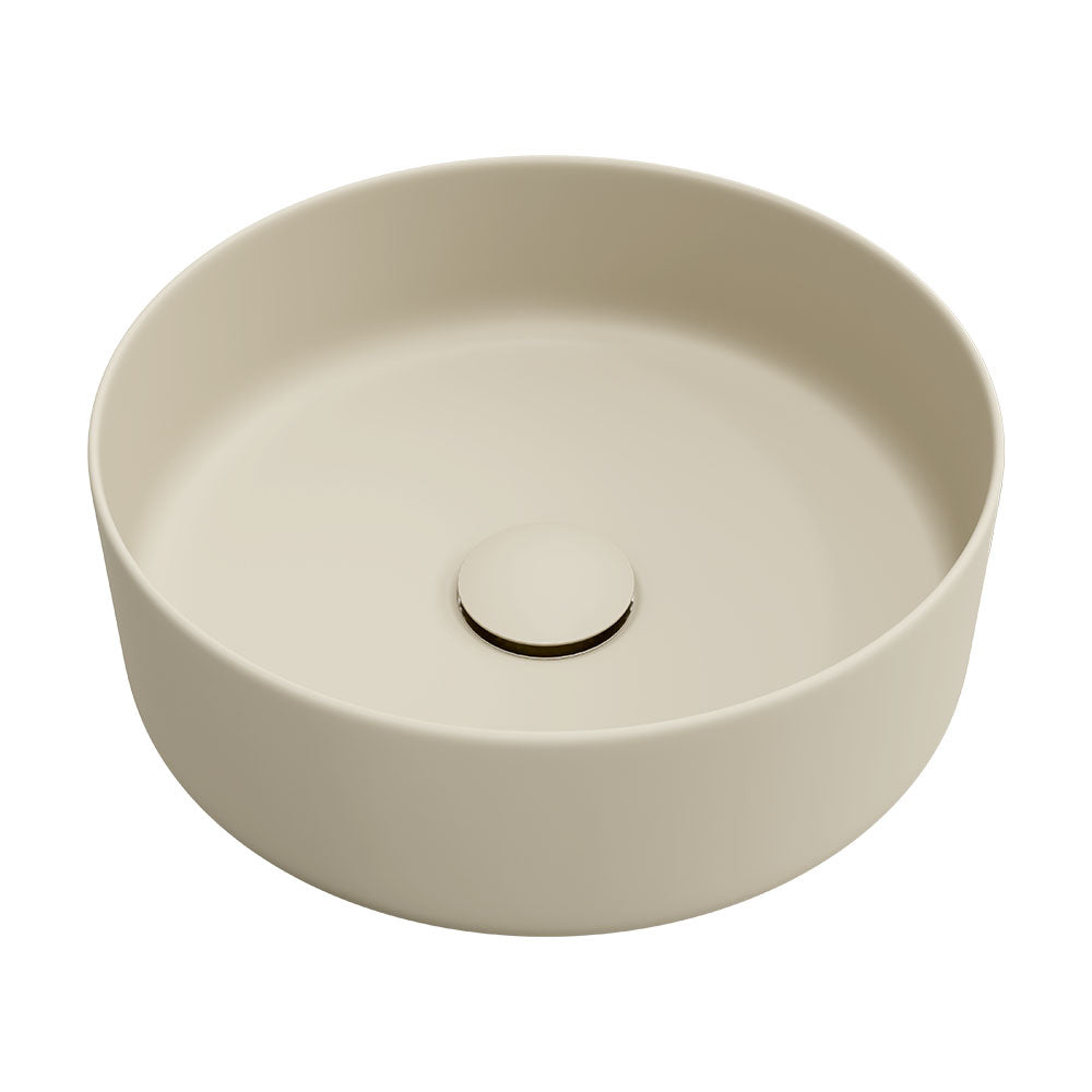 Reba Above Counter Basin in Matte Khaki