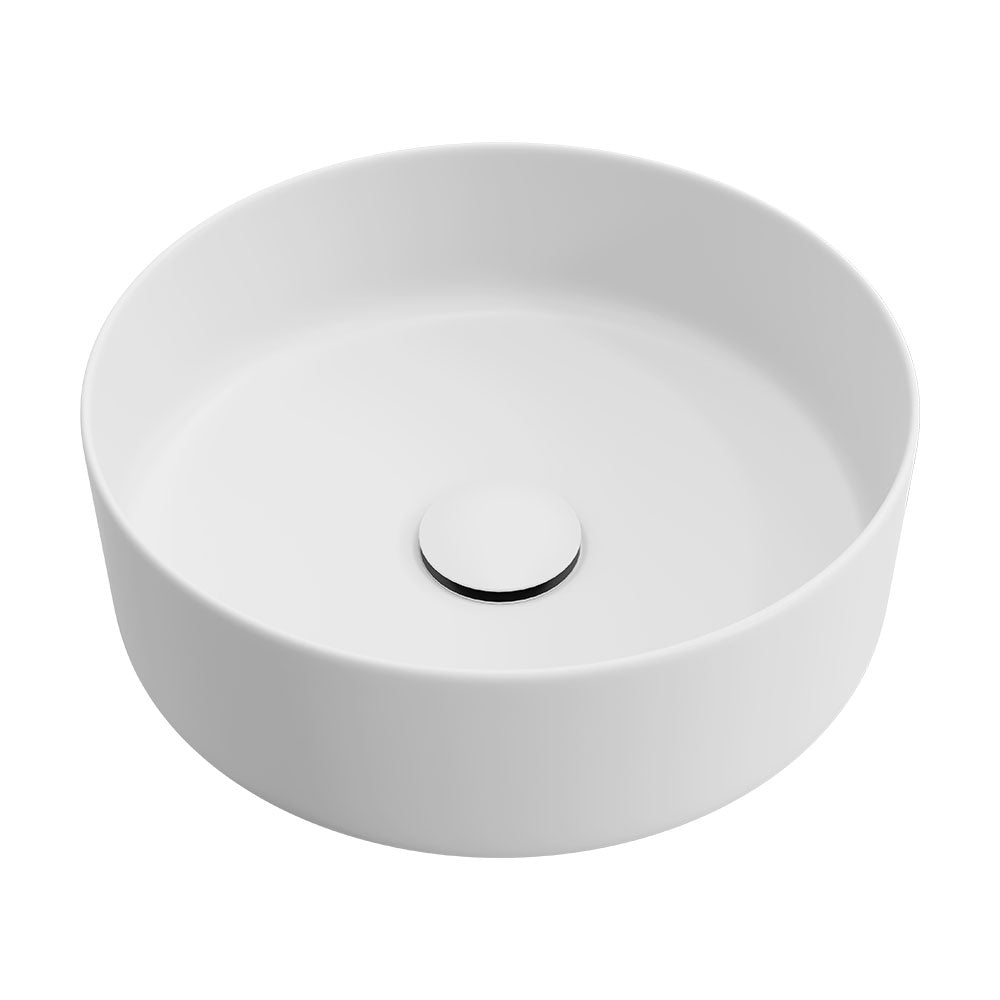 Reba Above Counter Basin in Matte White