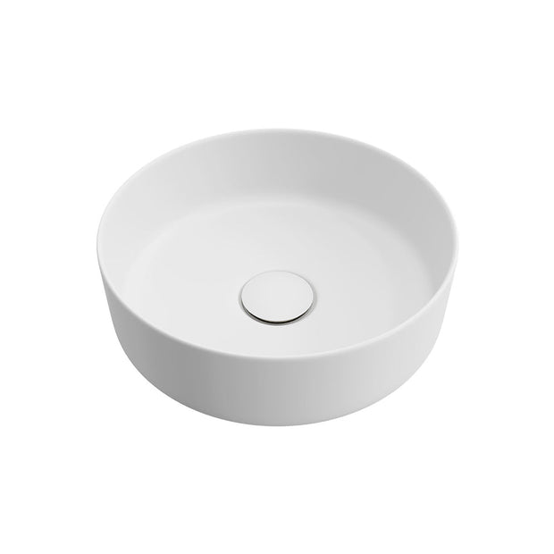 Reba Mini Above Counter Basin in Matte White