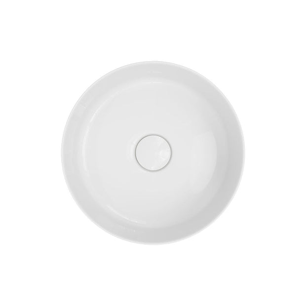 Reba Mini Above Counter Basin in Gloss White
