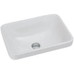 Sarah Semi-Inset Basin, Gloss White in Gloss White