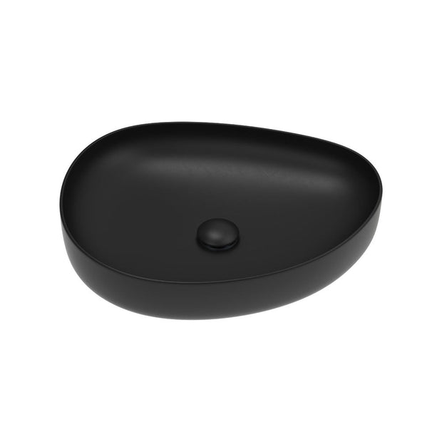 Pebble Medium Above Counter Basin in Matte Black