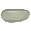 Pebble Large Above Counter Basin in Matte Olive