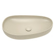 Pebble Large Above Counter Basin in Matte Khaki